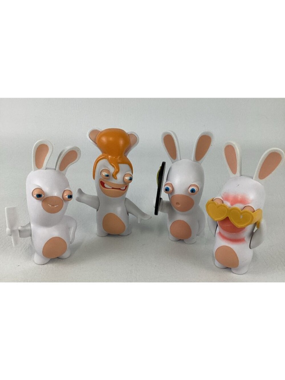 Rabbids Invasion Burger King Bundle Figure Topper Toy Lot 2018 Ubisoft Rabbit
